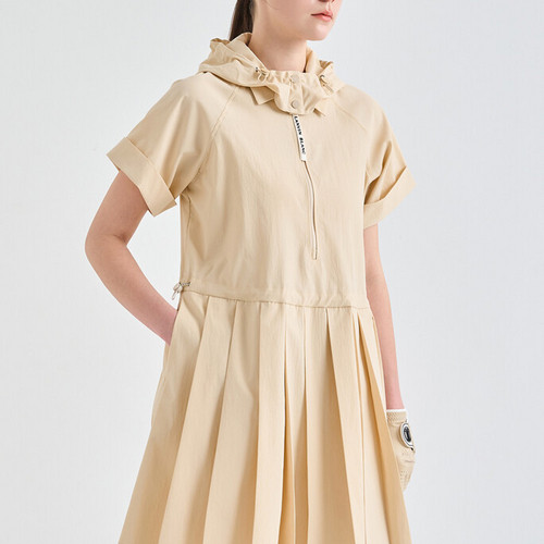 LANVINBLANC韩国正品代购女士高尔夫球服26新款半袖连衣裙