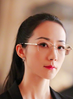 近视眼镜框女防蓝光辐射韩雪同款眼镜可配有度数网红款平光镜男潮