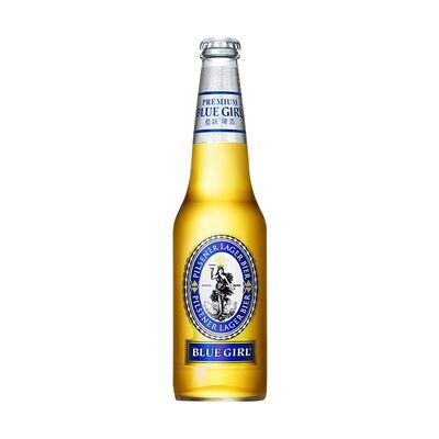 24瓶蓝妹啤酒德国工艺百威啤酒330ml酒精4.5麦汁10.2度国产