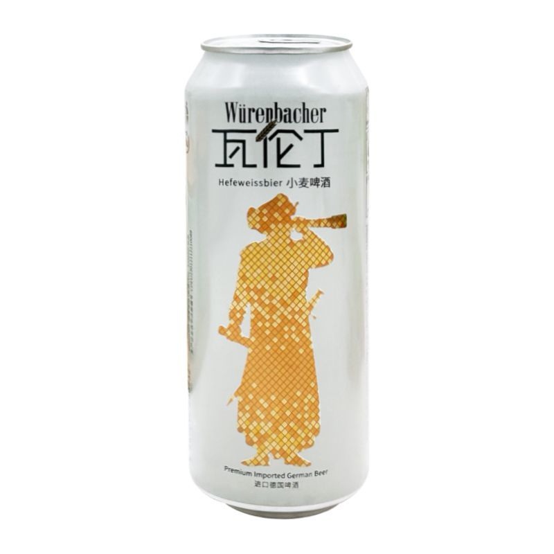 德国进口 瓦伦丁小麦白啤酒/黑啤酒500ml罐装精酿啤酒