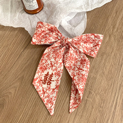 买3送1丝巾长条高级感夏春喜事氛围礼盒带装饰头巾发带腰带女围巾