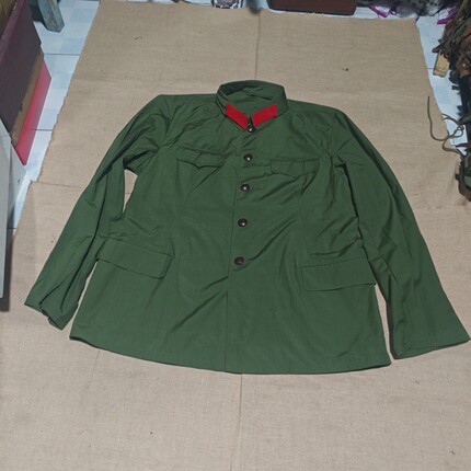 付1号1973年生产的干部款65式的确良上衣库存退役正品老款真品