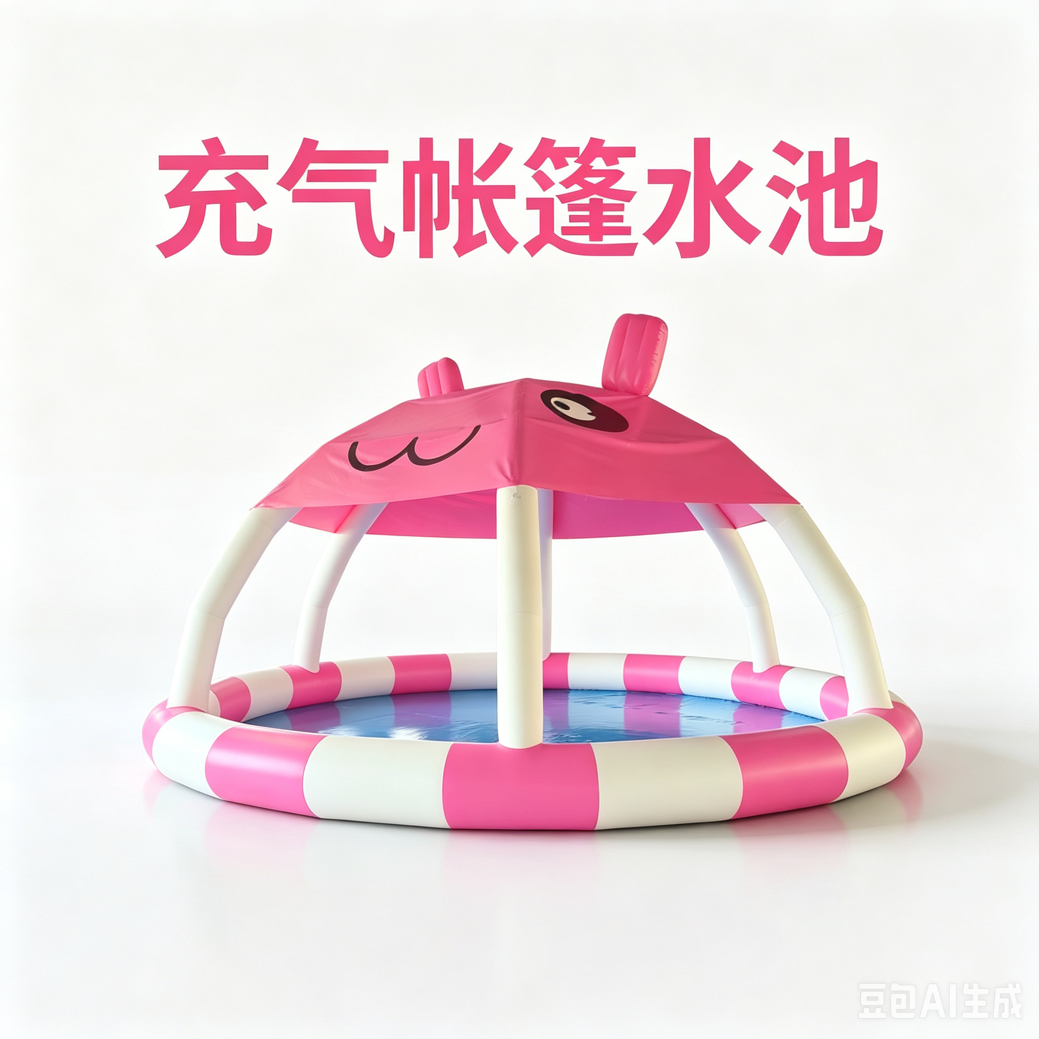 户外景区大型充气水池儿童带帐篷遮阳游泳池广场摆摊水上乐园厂家