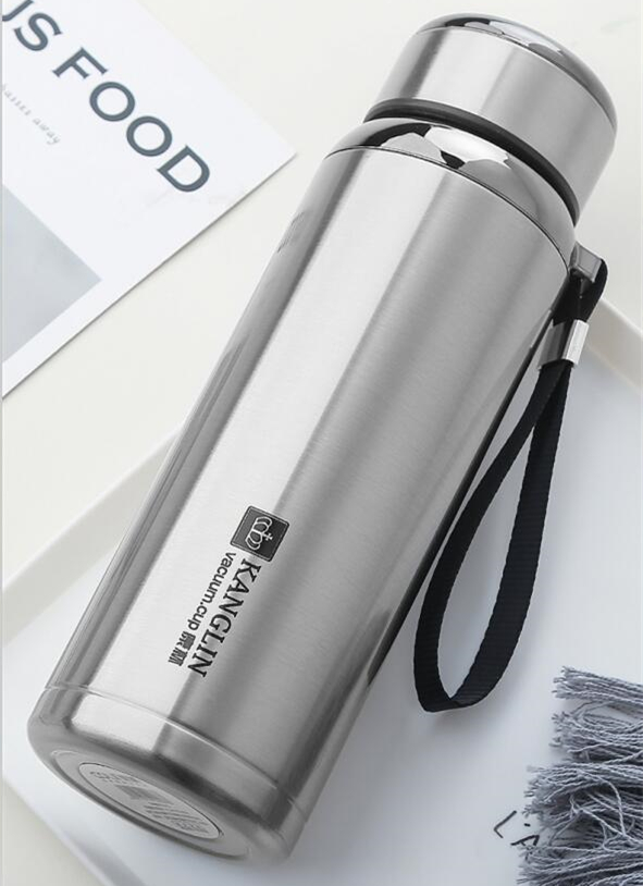 康林保温杯304不锈钢大容量便携保温壶运动水杯茶杯车载杯1000ML