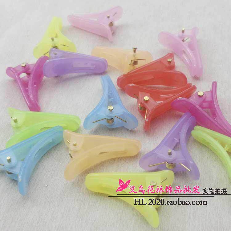 韩版儿童鸭嘴夹塑料diy手工发夹