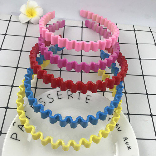 防滑发箍塑料塑料糖果色防滑发箍