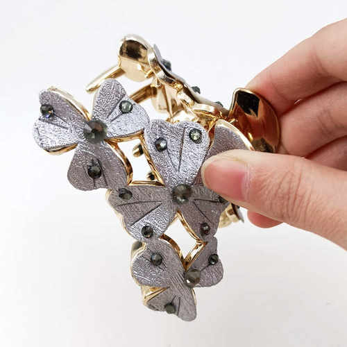 韩版合金水钻小号抓夹