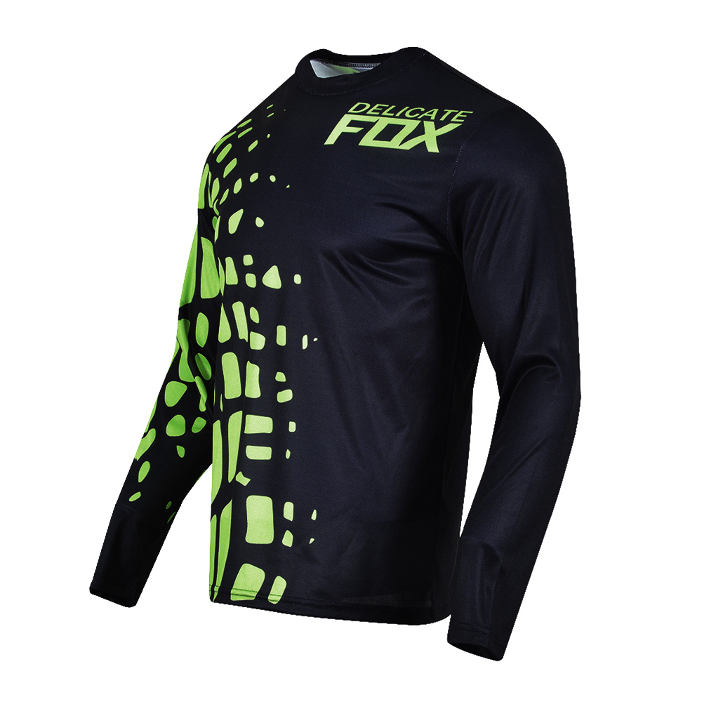 DELICATE FOX 摩托车极限越野休闲山地骑行速降服MX BMX透气速干
