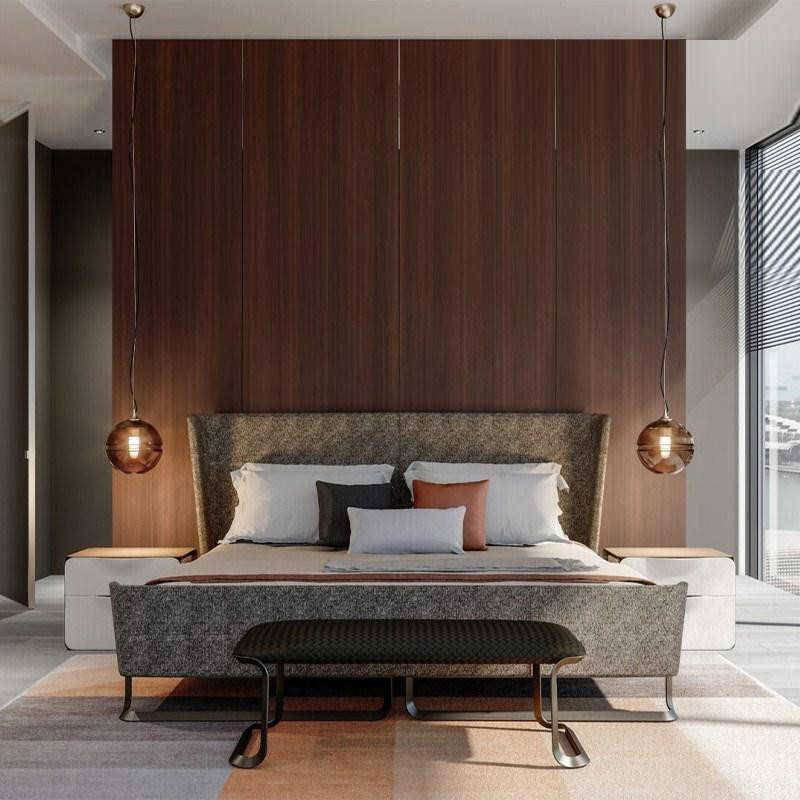 轻奢Turri皮质床头柜现代简约