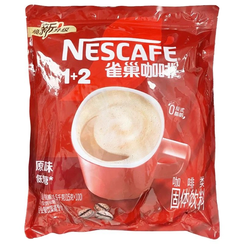 雀巢原味三合一速溶即溶咖啡粉