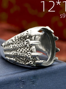 夸张骷髅头骨节朋克风狼牙鹰爪