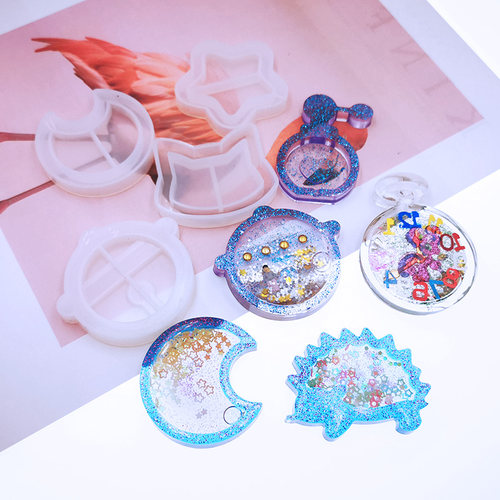 硅胶模具滴胶流沙diy水晶滴胶