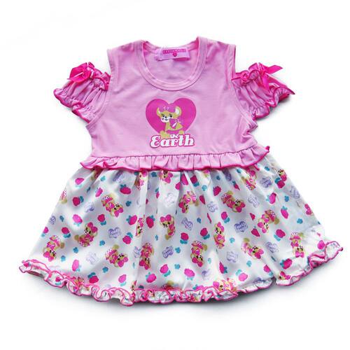 earthmagic夏季女童装卡通短袖