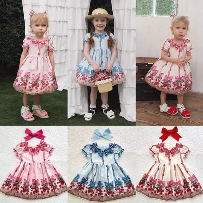 女童连衣裙蝴蝶结夏季日系潮牌