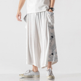 20秋装潮大码风汉服仙鹤古风坠感休闲情侣哈伦裤k111/P70，男装休闲裤，钱塘713