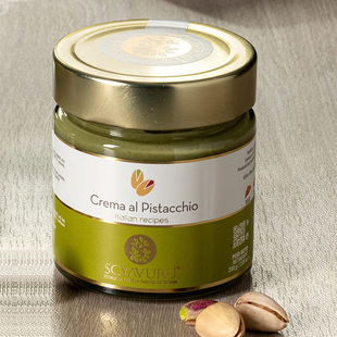 意大利进口SCYAVURU西西里手工开心果酱昔渥乐淋酱纯开心果酱