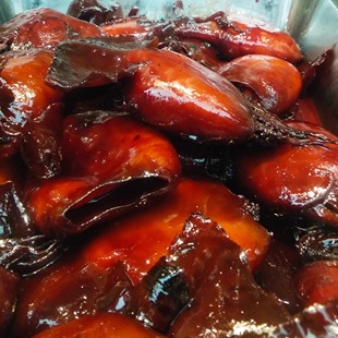 上海老字号光明邨大酒店酱汁鱿鱼 目鱼大烤1个熟食海鲜零食年夜饭