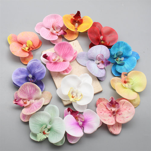 仿真蝴蝶兰花头礼盒装饰头饰簪花