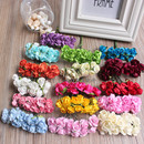 12朵 1束手工胸花小纸玫瑰DIY花婚庆喜糖盒喜帖新娘花环纸花