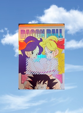 动漫精品单卡龙珠火影系列 兰琪娜美罗宾纲手1张 折光彩闪63*88mm