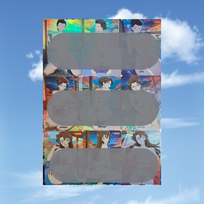 名侦探柯南 服部静华 妃英理 工藤有希子 9张 折光彩闪63*88mm