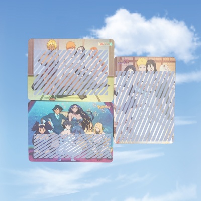 火影 宝可梦 死神 超华丽の比基尼酒池肉林 3张 折光彩闪 63*88mm