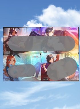 死神BLEACH 境·界美女合辑 井上织姬 夜一 4张 折光彩闪63*88mm