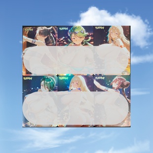 宠物小精灵 女训练师们 折光彩闪 88mm 舞娘篇6张 精灵宝可梦