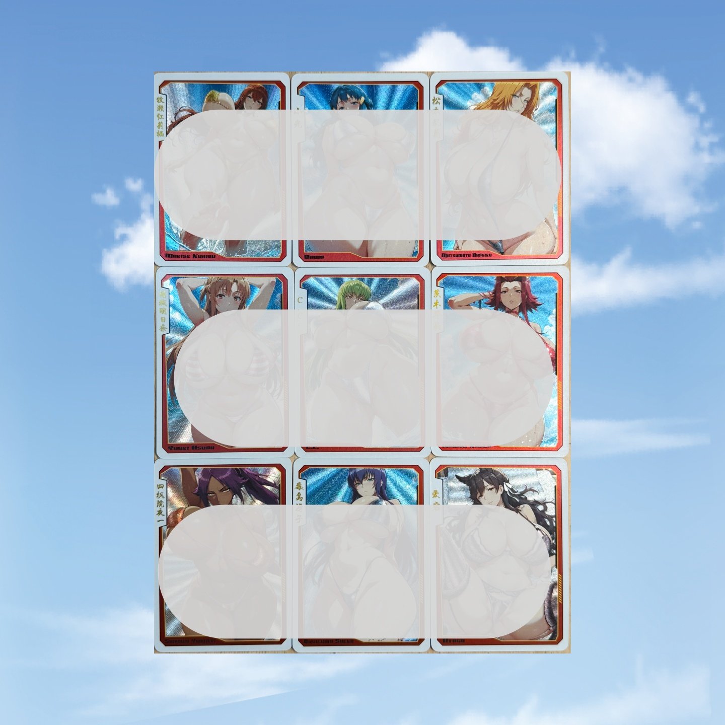 松本乱菊小光结城明日奈毒岛冴子夜一爱宕 半粗闪工艺 9张63*88mm,模玩/动漫/周边/娃圈三坑/桌游,收藏卡牌/卡片,淘宝优惠券,粉丝福利购,淘宝优惠卷