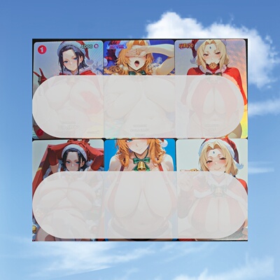 OP罗宾火影纲手死神松本乱菊 圣诞大雷篇 3张折光彩闪63*88mm