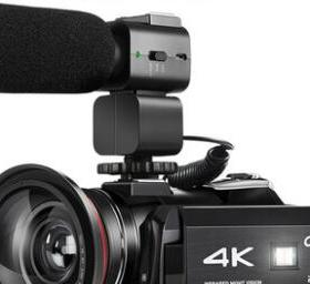 Ordro/欧达 CM530 AC5PLUS摄像机麦克，枪型充电式变焦麦克风环绕音话筒