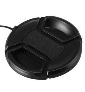 D90 D80套机用 67mm SEL85F18 SELP18200中间捏 无字镜头盖 带绳