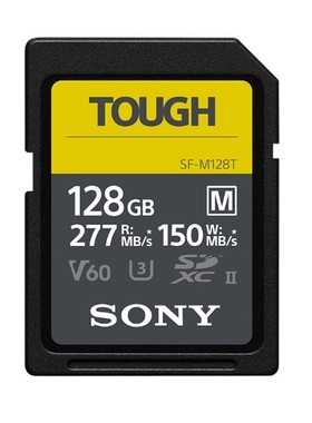Sony索尼SD卡128G SDXC高速4K卡SF-M128 277M A7M3 A7RM3 A9 7RM4