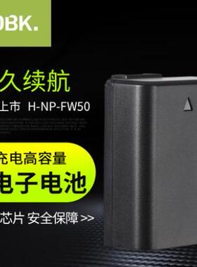 迪比科NP-FW50高容量电池适用于索尼a6000 7m2单反相机A7r2 s2微单 A6500 A6100 A6400 A5000L A5100 NEX5 5R