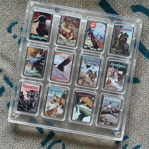 Zippo打火机亚克力防尘展示收纳