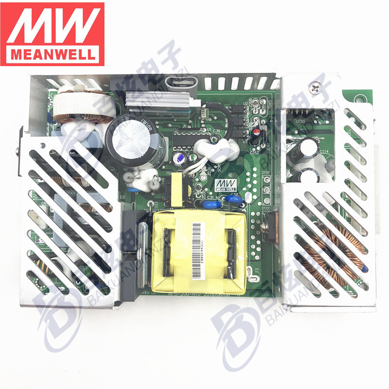 台湾明纬MPS-200-24 200W24V8.4A PCB裸板医疗型开关电源