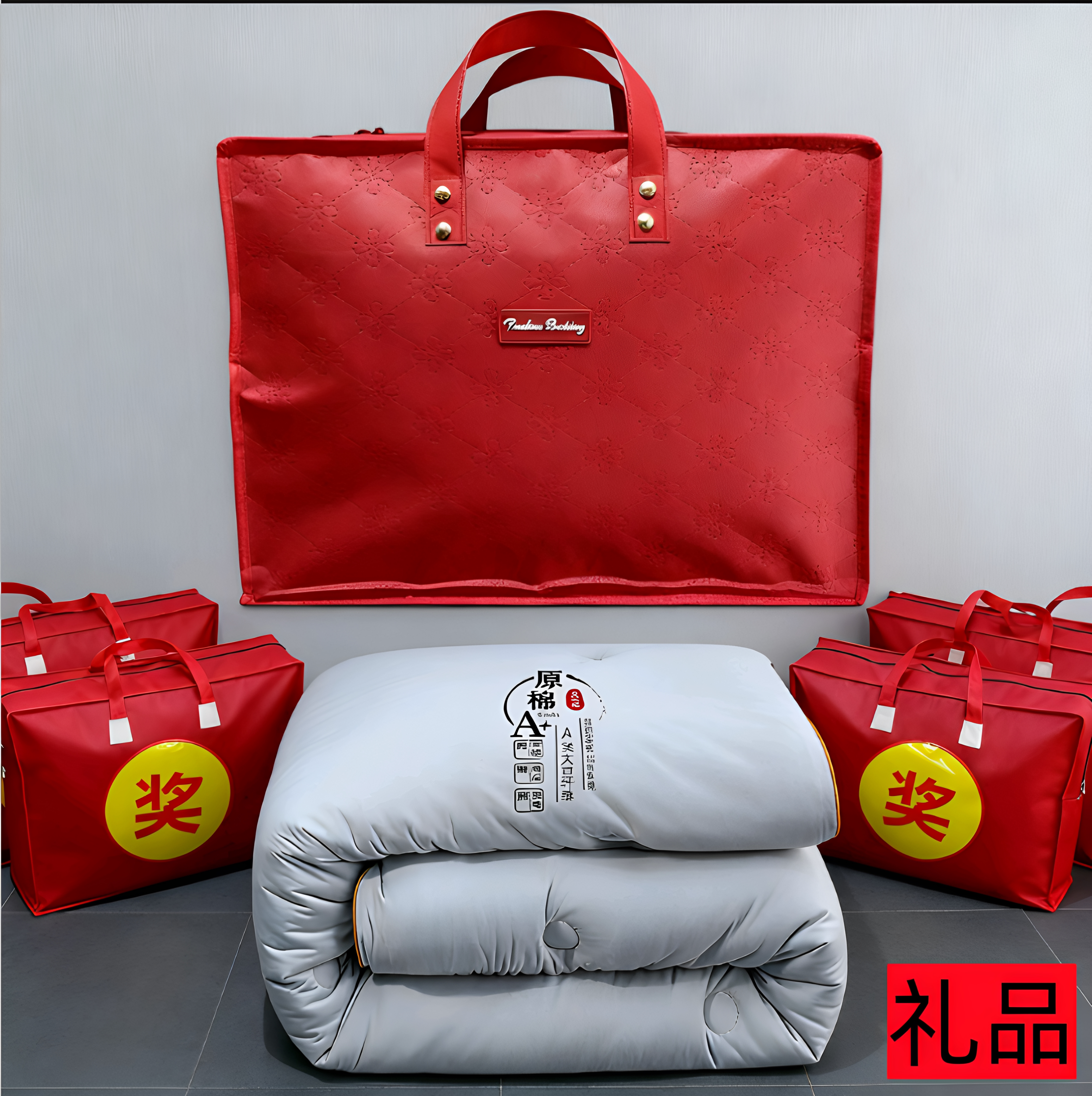 厂家直销送礼品袋高档礼品被子秋冬被开业活动赠品回礼店庆团购