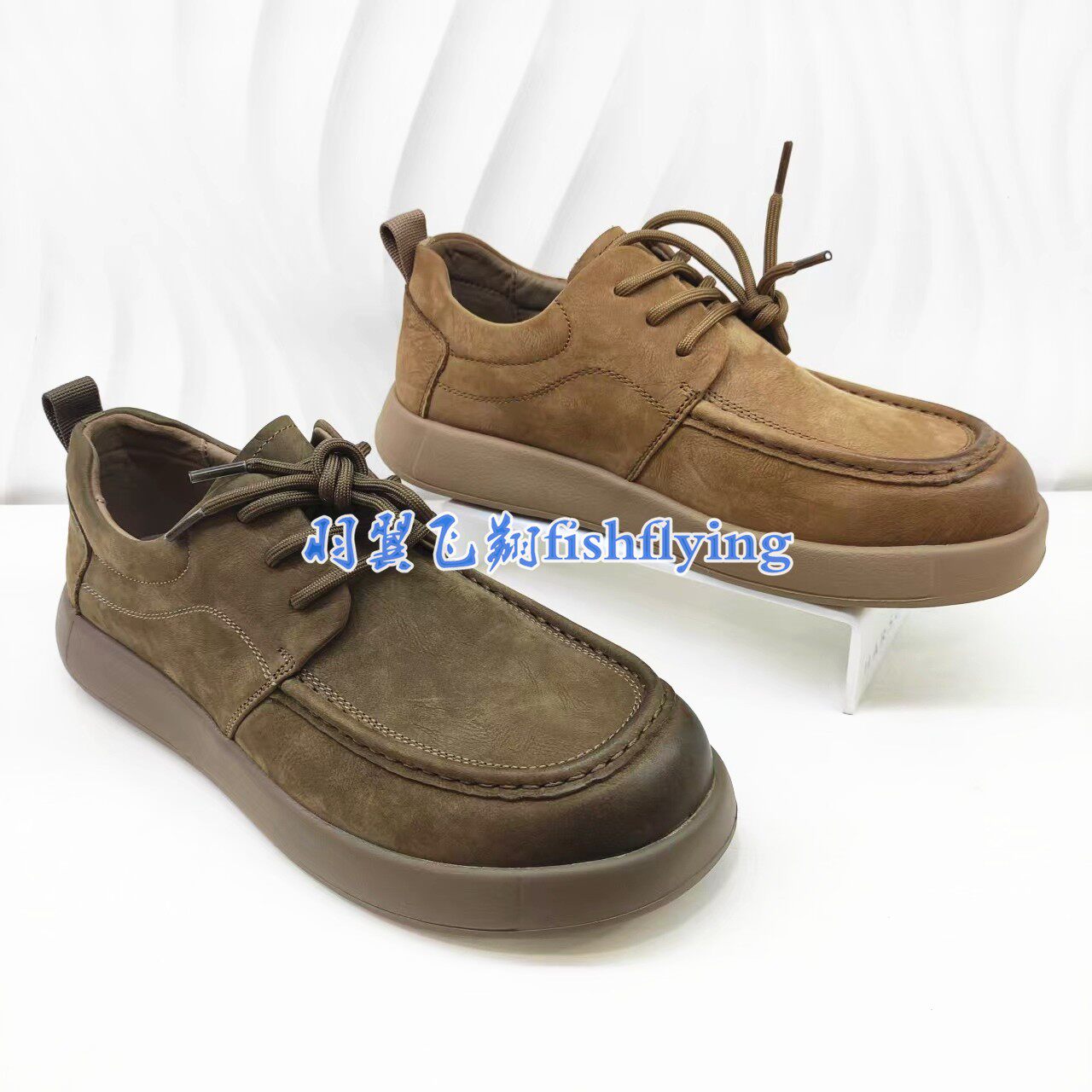 ML254089正品Harson/哈森2025新春秋季软底土黄磨砂运动休闲男鞋