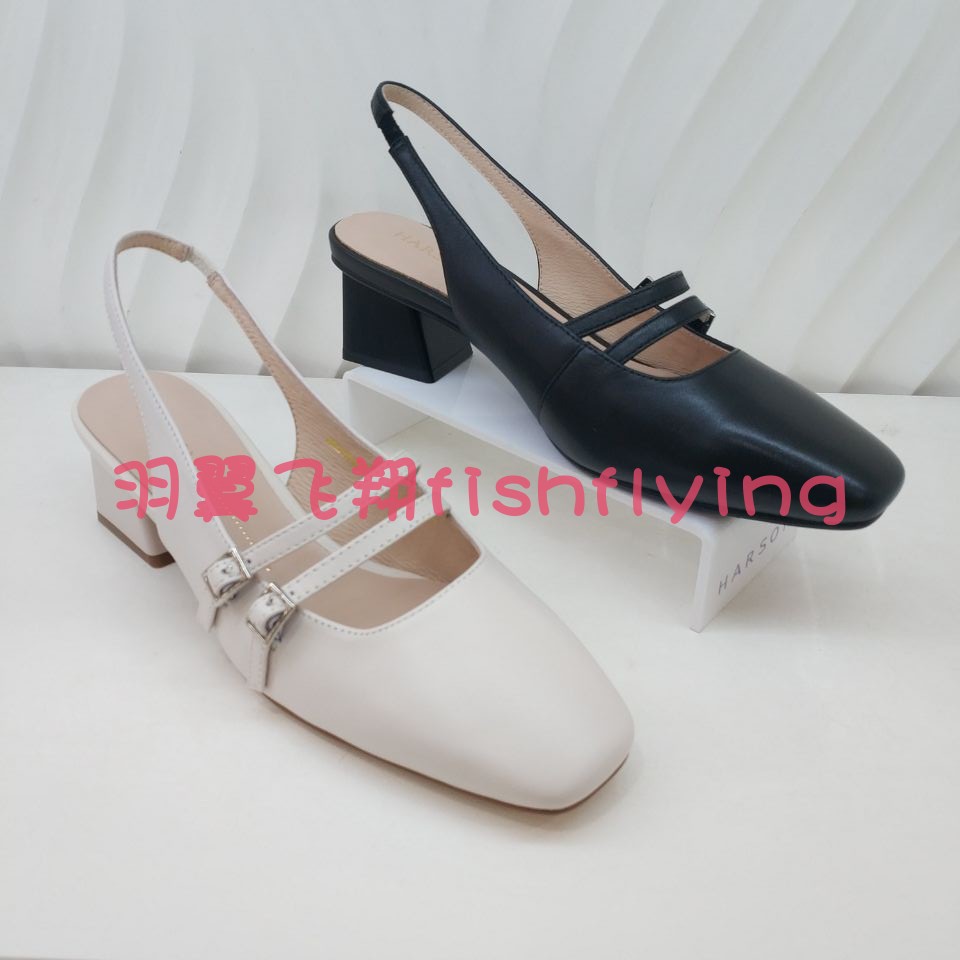 哈森后空皮带扣女凉鞋HM229209