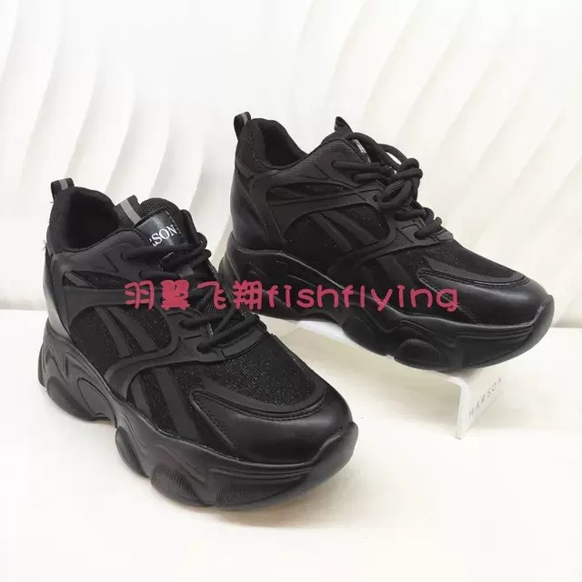 哈森专柜正品23四季款内增高超轻底休闲系带绒里老爹女鞋HC232903,女鞋,深口单鞋,淘宝优惠券,粉丝福利购,淘宝优惠卷