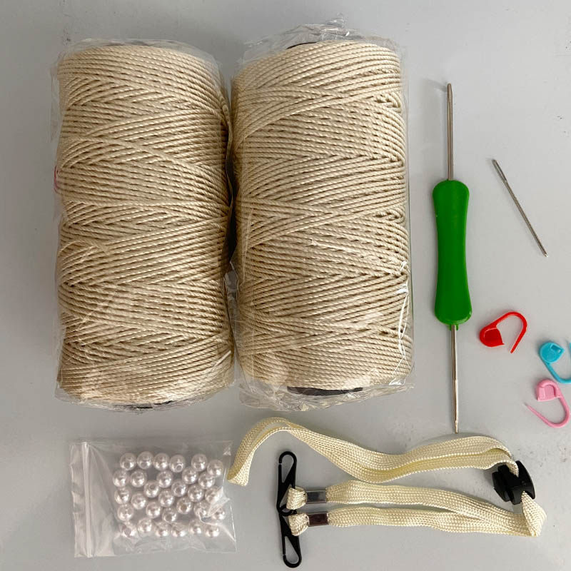 合股线小礼帽毛线材料包