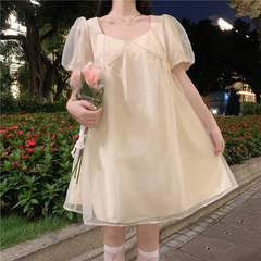 Real price ~ French sweet princess dress for women's first love in summer