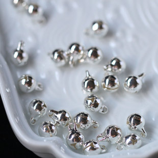 保色铜质简约铃铛手链脚链璎珞材料 花影梦发簪发饰头饰DIY配件