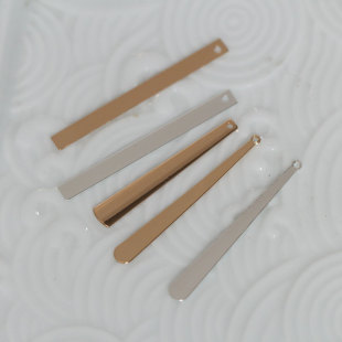 黄铜保色电镀18K金色长吊片流苏吊坠发簪材料花影梦汉服婚庆配件