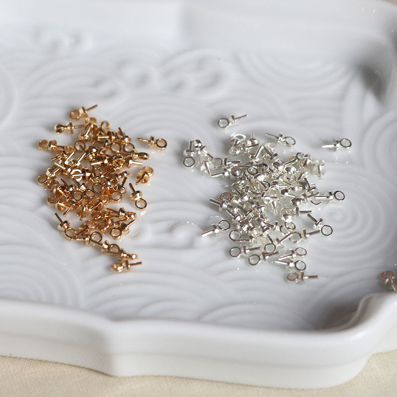 耳坠发簪DIY配件头饰品材料*黄铜3mm羊角钉珍珠钉羊眼钉半孔珠针,饰品/流行首饰/时尚饰品新,其他DIY饰品配件,淘宝优惠券,粉丝福利购,淘宝优惠卷