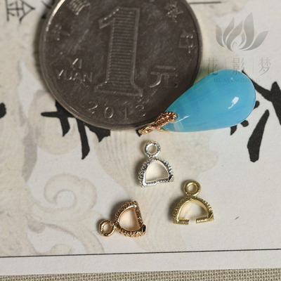 古风发簪黄铜瓜子扣饰品材料