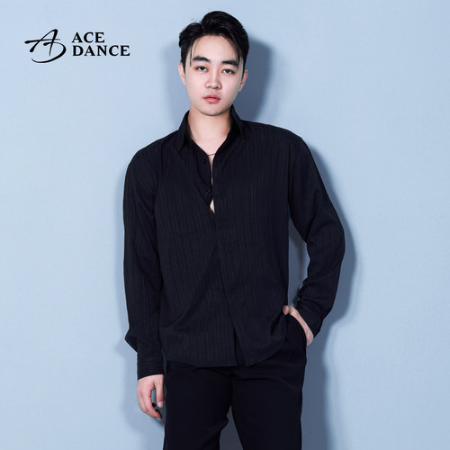 ACEdance拉丁舞服立体海浪提花