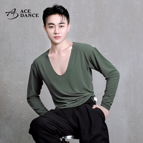 ACE极简主义拉丁舞上衣幻彩棉