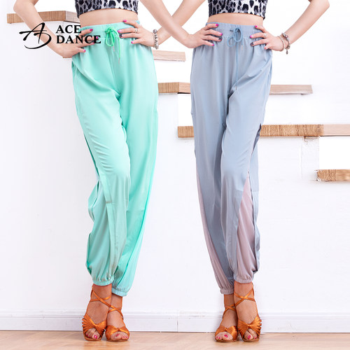 ACE糖果设计网纱拼运动拉丁舞裤
