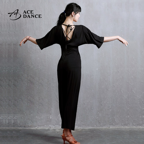 女秋显瘦高腰练功舞蹈裤拉丁舞服